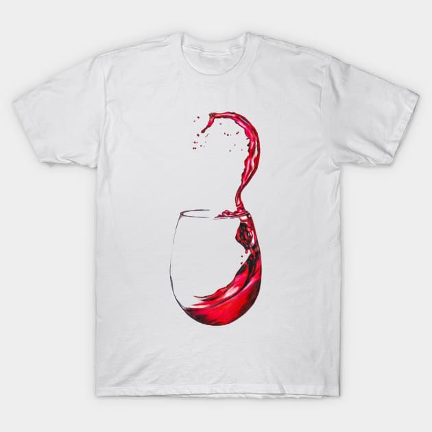 Wine T-Shirt by Apatche